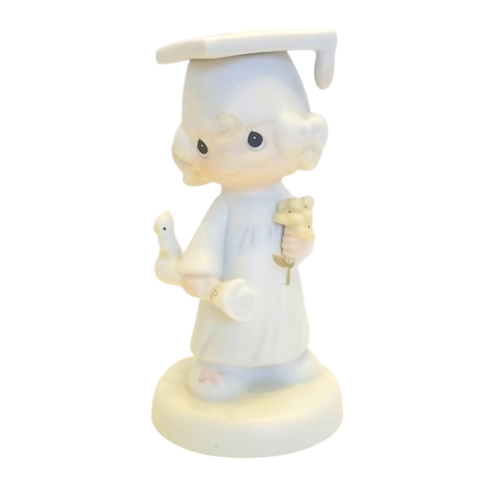 VTG Graduation 1980 Precious Moments Figurine - The Lord Bless You and Keep You